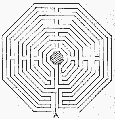 FIG. 1.&mdash;Maze at St. Quentin.