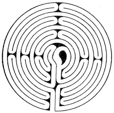 FIG. 7.&mdash;Maze at Boughton Green, Nottinghamshire.