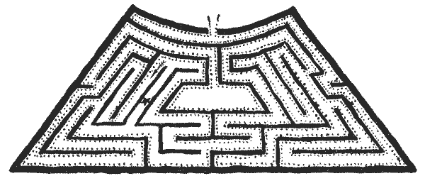 FIG. 15.&mdash;Maze at Hampton Court Palace.