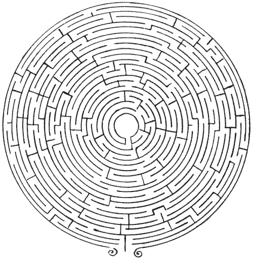FIG. 24.&mdash;Can you find the Shortest Way to Centre?