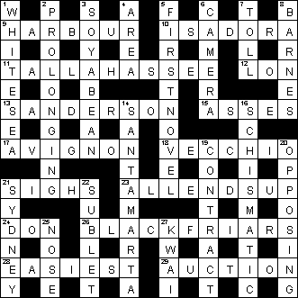crossword solution