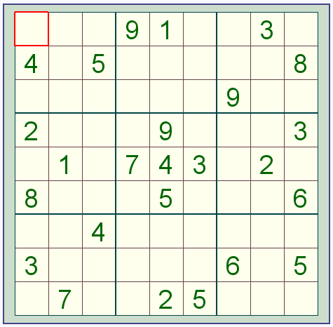 Sudoku Puzzle